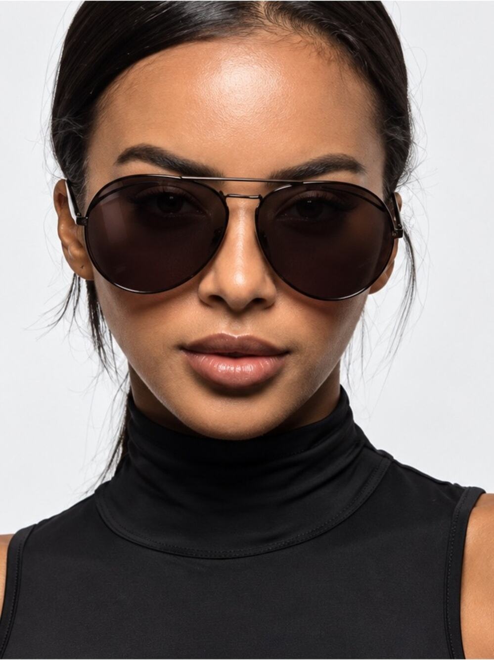 NEW DIFF Eyewear SDFKOKO 0BLA Black Sunglasses Authentic